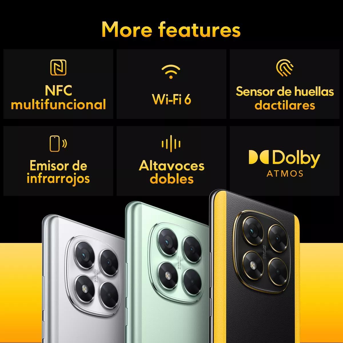 Poco X7 5G + 4G LTE (for Tmobile Mint Tello & Global) (512GB + 12GB) Ai Curved 6.67" 50MP Triple Cam NFC Dual sim Unlocked Model 24095PCADG (Green) - Image 5