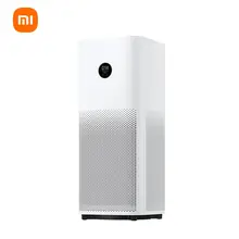 Air Purifier 4 Pro Smart Household Sterilizer OLED Touch Screen Display Air Purifier Ozone Generator HEPA Filter
